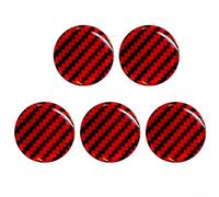 Pickleball - Calcomanías para remo de remo, 5 unidades para mejorar la estabilidad del agarre y proteger los extremos del mango con material absorbente de golpes, resistente al sudor (rojo y negro)