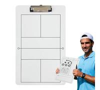 Pickleball Coaching Board, Arrasable Training Whiteboard, 13,78 x 8,66 pulgadas, Planificador de estrategias robustas, Durable Training Aid, Competition Data Analysis, Portable Game Organizer