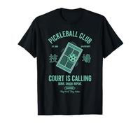 Pickleball Court está Llamando a un Jugador Divertido Camiseta