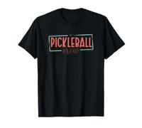 Pickleball Crew - Gráfico del Equipo con Letras a Mano Camiseta