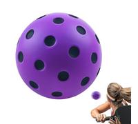 Pickleball de reducción de sonido, pelota de práctica de espuma, de 2.9 pulgadas con núcleo de alta densidad, hardware silencioso portátil con acabado texturizado, suministro deportivo para