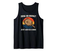 Pickleball Dink Or Swing Just Add Ice Cubes Camiseta sin Mangas