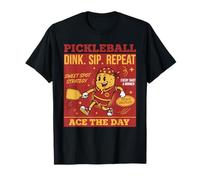 Pickleball Dink Sip Repeat, Divertido Jugador, ama el Pickleball Camiseta