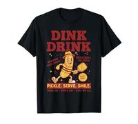 Pickleball Divertido Jugador Dink Bebida Amor Pickleball Camiseta