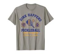 Pickleball Divertido Jugador Dink Happens Love Pickleball Court Camiseta
