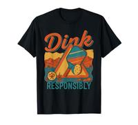 Pickleball Divertido Jugador Dink Responsablemente Love Pickleball Camiseta