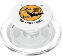 Pickleball Divertido Maldito con malvados dinks PopSockets PopGrip para MagSafe