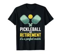 Pickleball Divertido y jubilación Deporte Camiseta