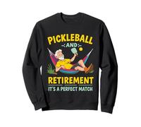 Pickleball Divertido y jubilación Deporte Sudadera