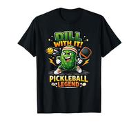 Pickleball eneldo con Ella Leyenda de pepinillos de Dibujos Animados Camiseta