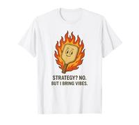 Pickleball Estrategia No But I Bring Vibes Funny Camiseta