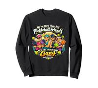Pickleball Friends Small Gang Crew - Cita Divertida del Equipo Sudadera