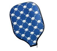 Pickleball - Fundas de neopreno para remo de pickleball de 8,46 x 12,01 pulgadas, de almacenamiento con cremallera, de pong para evitar arañazos