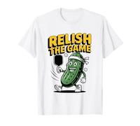 Pickleball Funny Relish The Game Juego de Palabras Retro Court Humor Camiseta