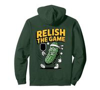 Pickleball Funny Relish The Game Juego de Palabras Retro Court Humor Sudadera con Capucha