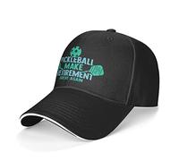 Pickleball: Haz Que La Jubilación Vuelva A Ser Grandiosa Hombre Mujer con Visiera Sombrero Plegable Al Aire Libre Cap Protection Gorras Hip-Hop For Running Caminar Correr