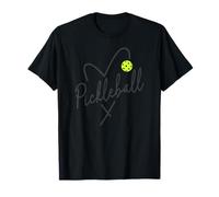 Pickleball Heart Script - Gráfico Love The Dink Camiseta