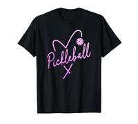 Pickleball Heart Script - Gráfico Love The Dink Camiseta