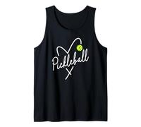 Pickleball Heart Script - Gráfico Love The Dink Camiseta sin Mangas