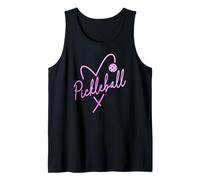 Pickleball Heart Script - Gráfico Love The Dink Camiseta sin Mangas
