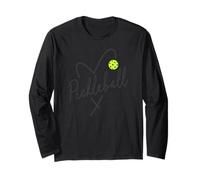 Pickleball Heart Script - Gráfico Love The Dink Manga Larga