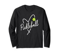 Pickleball Heart Script - Gráfico Love The Dink Manga Larga