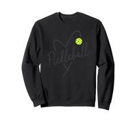 Pickleball Heart Script - Gráfico Love The Dink Sudadera