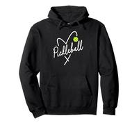 Pickleball Heart Script - Gráfico Love The Dink Sudadera con Capucha