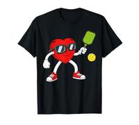 Pickleball Heart Valentine Day Cute Love Camiseta