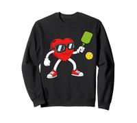 Pickleball Heart Valentine Day Cute Love Sudadera