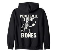 Pickleball Is In My Bones Paddle Skeleton Juego Sudadera con Capucha