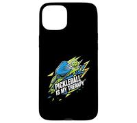 Pickleball Is My Therapy Funny Paddle Ball Player Gift Carcasa para iPhone 15 Plus