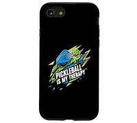 Pickleball Is My Therapy Funny Paddle Ball Player Gift Carcasa para iPhone SE (2020) / 7/8