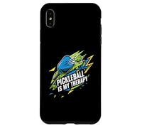 Pickleball Is My Therapy Funny Paddle Ball Player Gift Carcasa para iPhone XS MAX