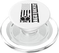 Pickleball Is My Therpy Bandera Americana para Pickle Ball PopSockets PopGrip para MagSafe