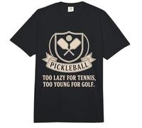 Pickleball Jugador Too Lazy For Tennis Too Young For Golf Comfort Colors Adult Heavyweight T-Shirt