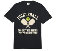 Pickleball Jugador Too Lazy For Tennis Too Young For Golf Comfort Colors Adult Heavyweight T-Shirt