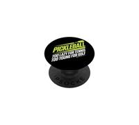 Pickleball Jugador Too Lazy For Tennis Too Young For Golf PopSockets PopGrip Adhesivo