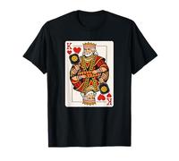 Pickleball King of Hearts Jugador de Cartas Pickleball Camiseta