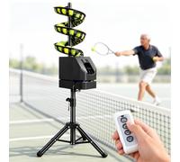 Pickleball Macchina Lanciatore di Palle,Macchina per Palline da Tennis | Con Telecomando per la Pratica,Batteria al litio Integrata da 5200 mAh,Angolo di Lancio Regolabile per Principianti,Club