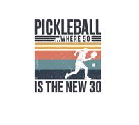 Pickleball Notebook: Where 50 is the New 30 / Journal for Notes, Ideas & Pickleball Life / Minimalist Lined Notebook for Players