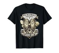 Pickleball Partners Game On! - Divertido Regalo Retro para Jugadores de Equipo Camiseta