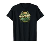 Pickleball Pickle Pro Crown Shield Champion Design Camiseta