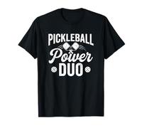 Pickleball Power Duo Divertido Humor de compañero de Pickleball Camiseta