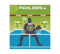 Pickleball Practice Board, Rebote de práctica de pickleball | Rebote de pickleball instantáneo de retroalimentación instantánea de pared portátil - Ayuda de entrenamiento al aire libre interior para