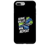 Pickleball Serve Volley Win Repeat Paddle Ball Player Carcasa para iPhone 7 Plus/8 Plus