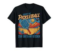 Pickleball Spirit of Pickleball Stay Outta My Kitchen Divertido Camiseta