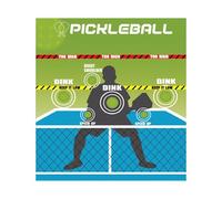Pickleball Trainer portátil, tabla de práctica de pickleball - Comentarios instantáneos precisos del entrenador portátil - de entrenamiento al aire libre interior para la escuela del patio trasero