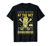 Pickleball Vidas Mejor En La Red Divertido Jugador Amor Camiseta