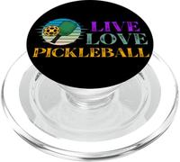 Pickleball - Vivir, Amar y Pickleball PopSockets PopGrip para MagSafe